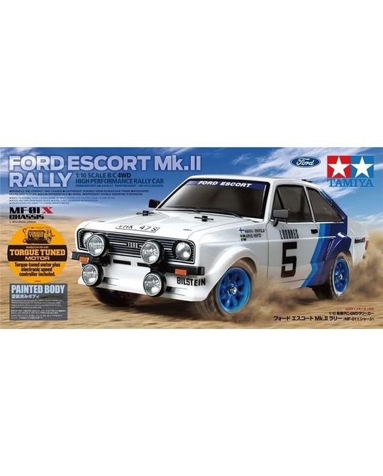 1/10 Ford Escort Mk.II Rally (Painted Body) (MF-01X) - 58687