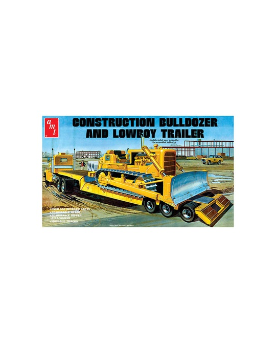 1/25 Lowboy & Bulldozer Combo - 1218