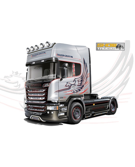 Scania R730 V8 Streamline - Silver Griffin - 3906