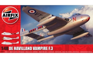 1/48 de Havilland Vampire F.3 - A06107-model-kits-Hobbycorner