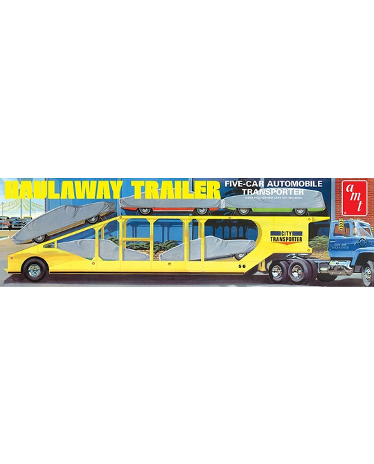 1/25 5- Car Haulaway Trailer (Car Transporter) - 1193