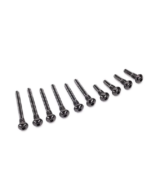 Suspension screw pin set, front or rear (hardened steel)