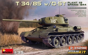 1/35 T34/85 Spring 1944 with Interior-model-kits-Hobbycorner