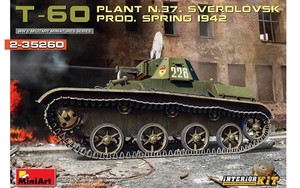 1/35 T-60 Spring 1942 with Interior Kit-model-kits-Hobbycorner