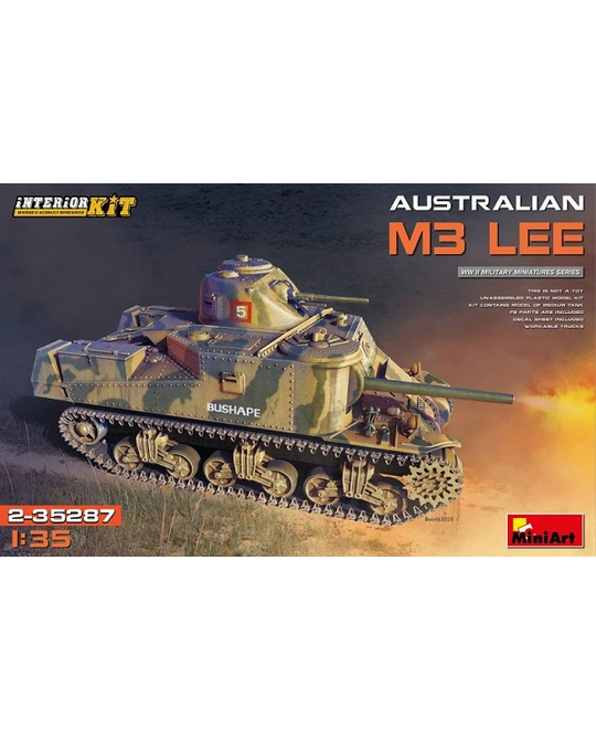 1/35 Australian M3 Lee with Interior Kit