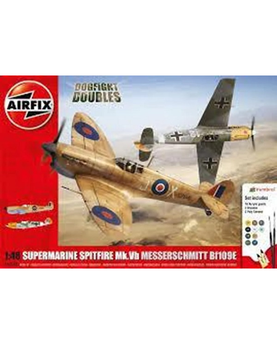 1/48 Dogfight Double Spitfire Vs Messerschmitt Gift Set