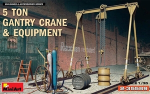 1/35 Five Ton Gantry Crane and Equipment 2-35589-model-kits-Hobbycorner