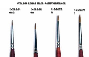 Sable Hair Paint Brush 0-paints-and-accessories-Hobbycorner