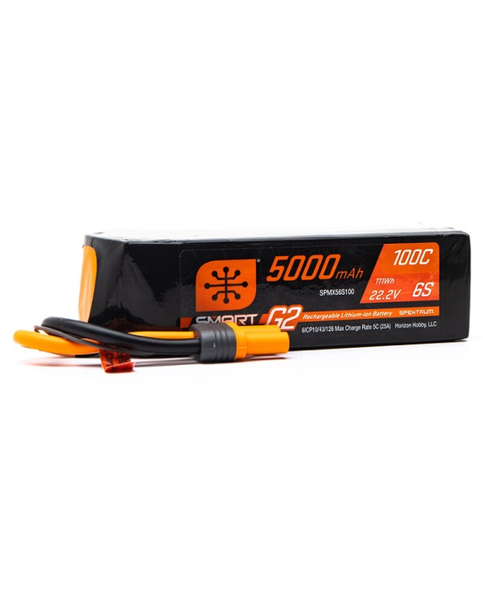 5000mAh 6S 22.2V Smart G2 LiPo 100C; IC5