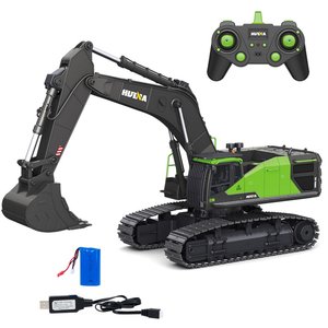 1/14 RC Excavator Green/Grey-rc---construction-vehicles-Hobbycorner