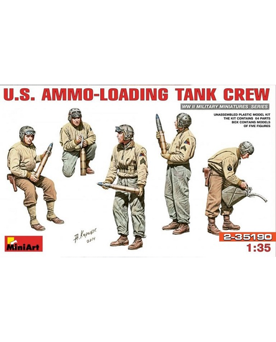 1/35 U.S Ammo Loading Tank Crew