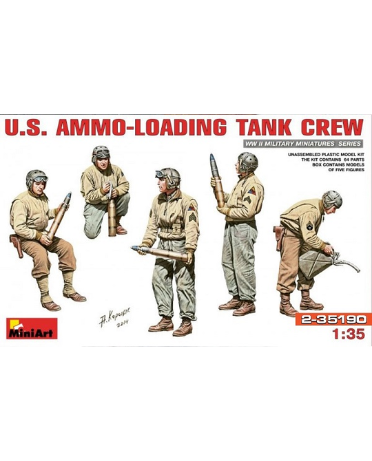 1/35 U.S Ammo Loading Tank Crew