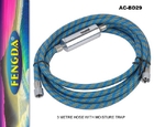 3m Braided Airhose with Quick Disconnect