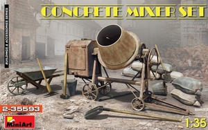 1/35 Concrete Mixer Set-model-kits-Hobbycorner