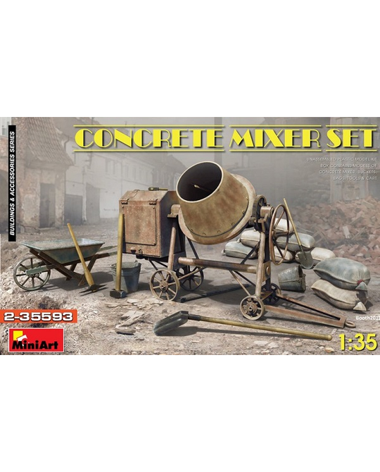 1/35 Concrete Mixer Set