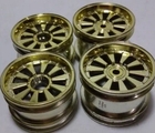 43006 QuickDrive Gold Mag Wheel Set (F and R)