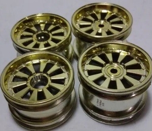 43006 QuickDrive Gold Mag Wheel Set (F and R)-rc---cars-and-trucks-Hobbycorner