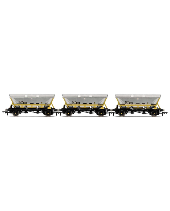 HFA Hopper Wagons, Three Pack, BR Coal Sector - Era 8