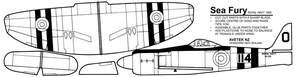 Sea Fury Panel Glider-model-kits-Hobbycorner