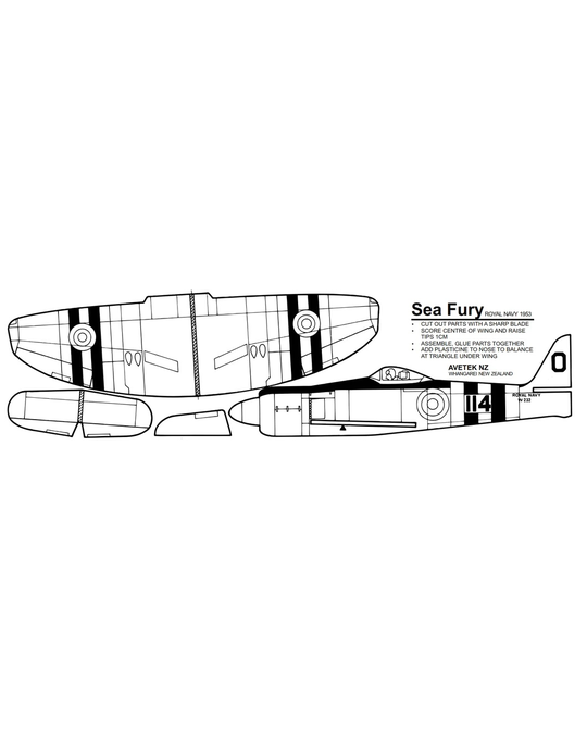 Sea Fury Panel Glider