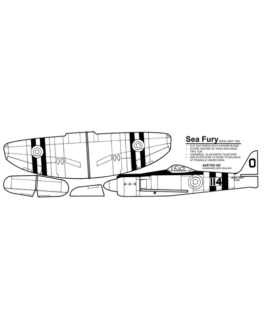 Sea Fury Panel Glider