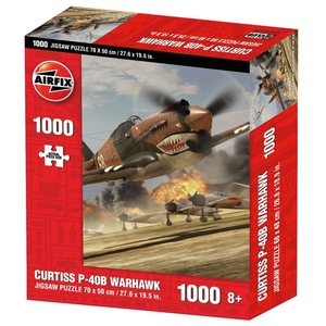 1000pc Jigsaw Puzzle - Curtiss P-40B Warhawk-puzzles-Hobbycorner