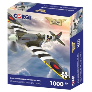 1000pc Jigsaw Puzzle - D-Day Supermarine Spitfire Mk.XIVC-puzzles-Hobbycorner