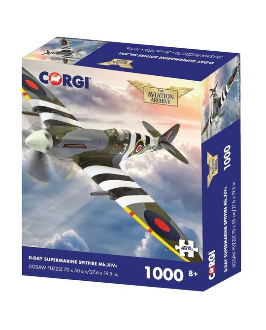 1000pc Jigsaw Puzzle - D-Day Supermarine Spitfire Mk.XIVC