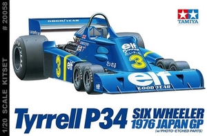 1/20 Tyrell P34 Japan GP '76 w/PE Parts-model-kits-Hobbycorner
