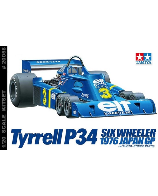 1/20 Tyrell P34 Japan GP '76 w/PE Parts