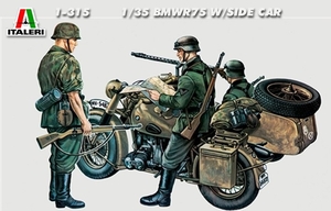 1/35 BMWR75 w/ Side Car-model-kits-Hobbycorner