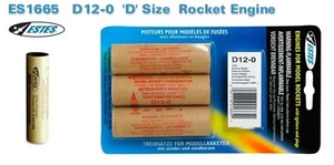 D12-3 D Size Rocket Engine - ES1566-rockets-Hobbycorner