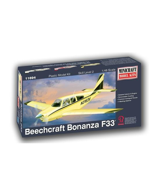 1/48 Beechcraft Bonanza F-33 - 11694 - Model Kits-Plastic Model
