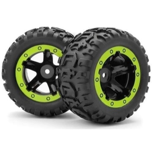 Slayer ST Black/Green - Pair Wheels and Tyres-wheels-and-tires-Hobbycorner