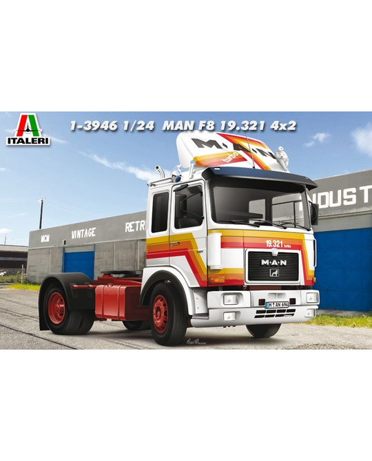 1/24 MAN F8 19.321 4x2 Truck Model - 1-3946