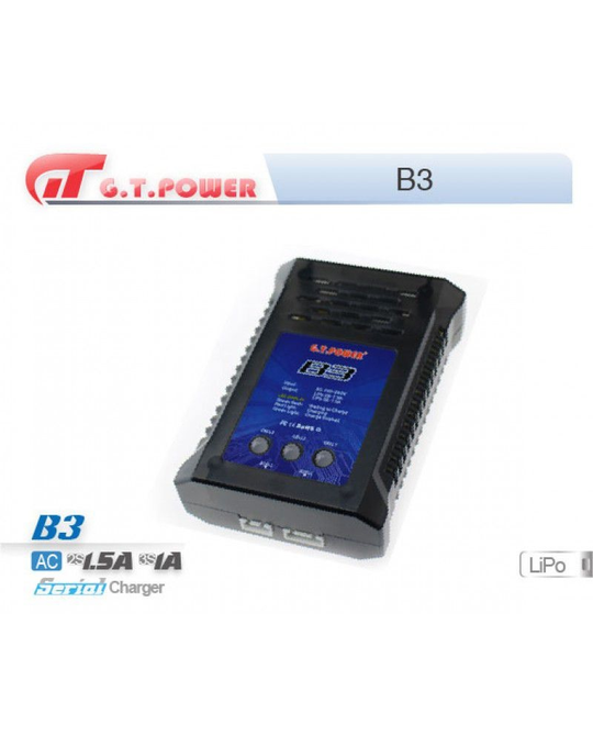 B3 LiPo Balance Charger AC240V, 1-1.5A, 2S/3S