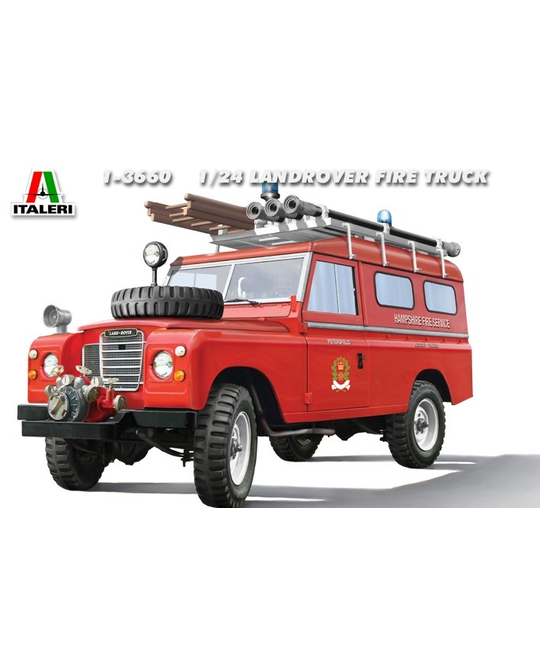 1/24 Landrover Fire Truck Model