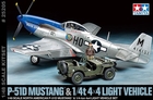 1/48 P-51D with 4x4 Light Vehicle - 25205