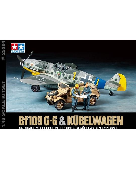 1/48 Bf109G-6 with Kubelwagen 82 - 25204