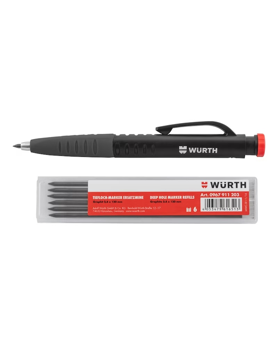 2-in-1 Mechanical Pencil and Deep-Hole Marker Set