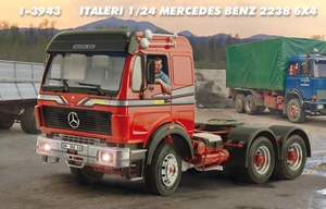 Italeri - 1/24 Mercedes Benz 2238 6x4 - 1-3943-model-kits-Hobbycorner