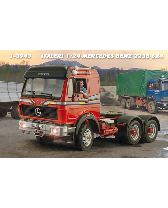 Italeri - 1/24 Mercedes Benz 2238 6x4 - 1-3943