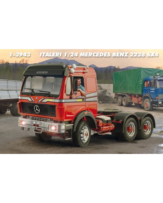 Italeri - 1/24 Mercedes Benz 2238 6x4 - 1-3943