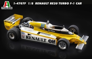 1/8 Renault RE20 Turbo F-1 Car - 1-4707F-model-kits-Hobbycorner