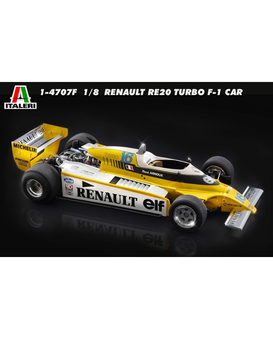 1/8 Renault RE20 Turbo F-1 Car - 1-4707F
