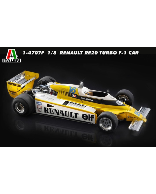 1/8 Renault RE20 Turbo F-1 Car - 1-4707F