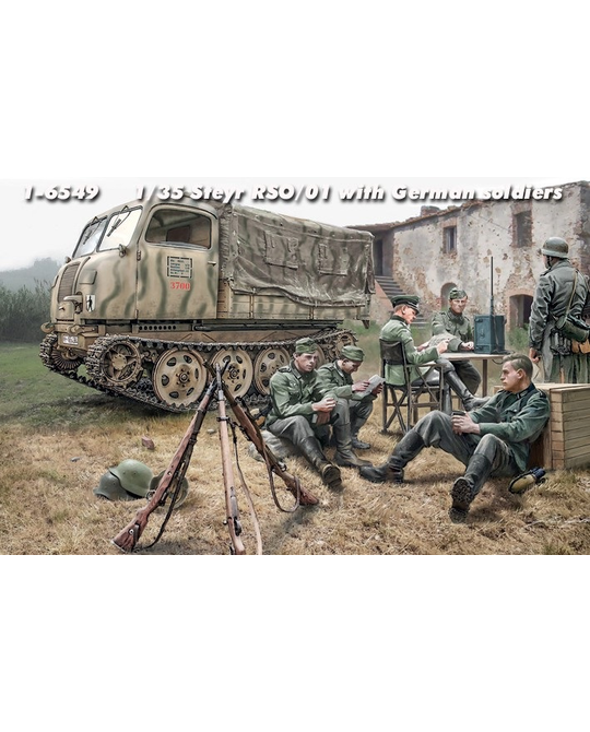 1/35 Steyr RSO/01 with German Soldiers - 1-6549