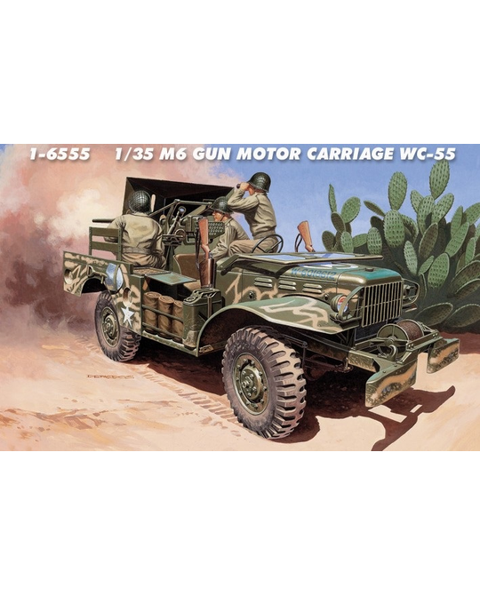 1/36 M6 Gun Motor Carriage WC-55 - 1-6555