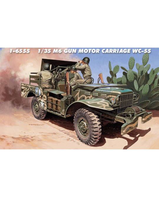 1/36 M6 Gun Motor Carriage WC-55 - 1-6555