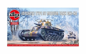 Type 97 Chi-Ha Japanese Tank - A01319V-model-kits-Hobbycorner